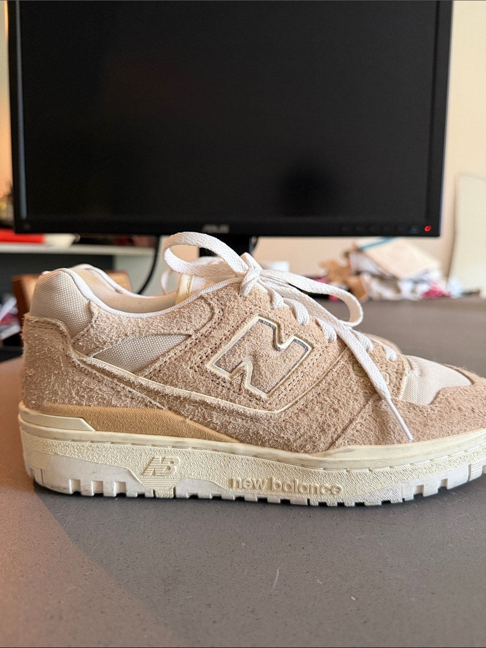 New Balance 550 Aime Leon Dore Neutral Tan Suede-Textile Sneaker